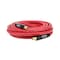 Workforce Air Hose, 3/8in x 25ft, 1/4in Fittings, Red, Rubber HRE3825RD2 - alternate 2